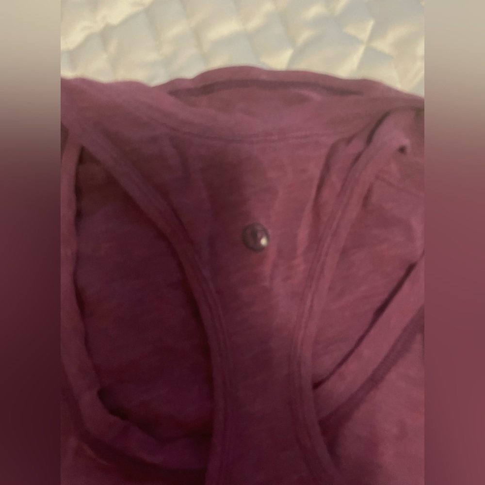 Lululemon purple tank!… With pocket!